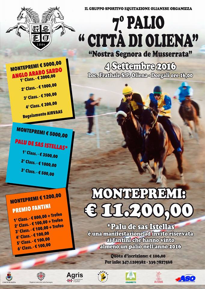 Oggi si corre il Palio di Oliena