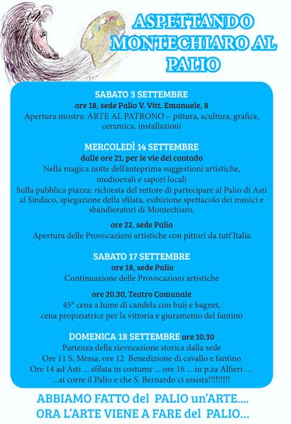 Asti: al via 