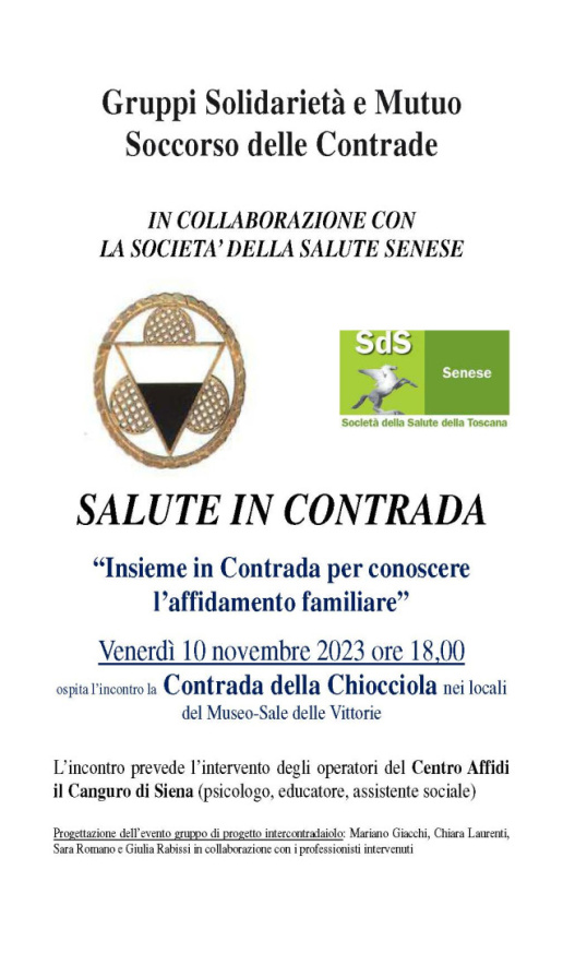 Questo pomeriggio torna il progetto 