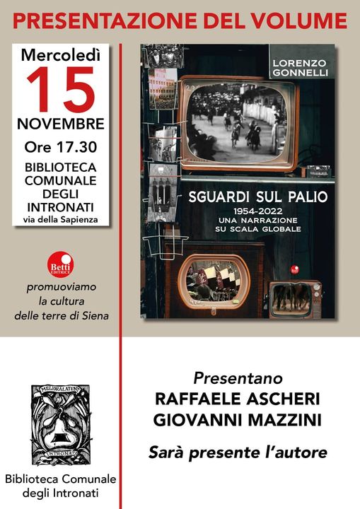 Domani la presentazione del libro 