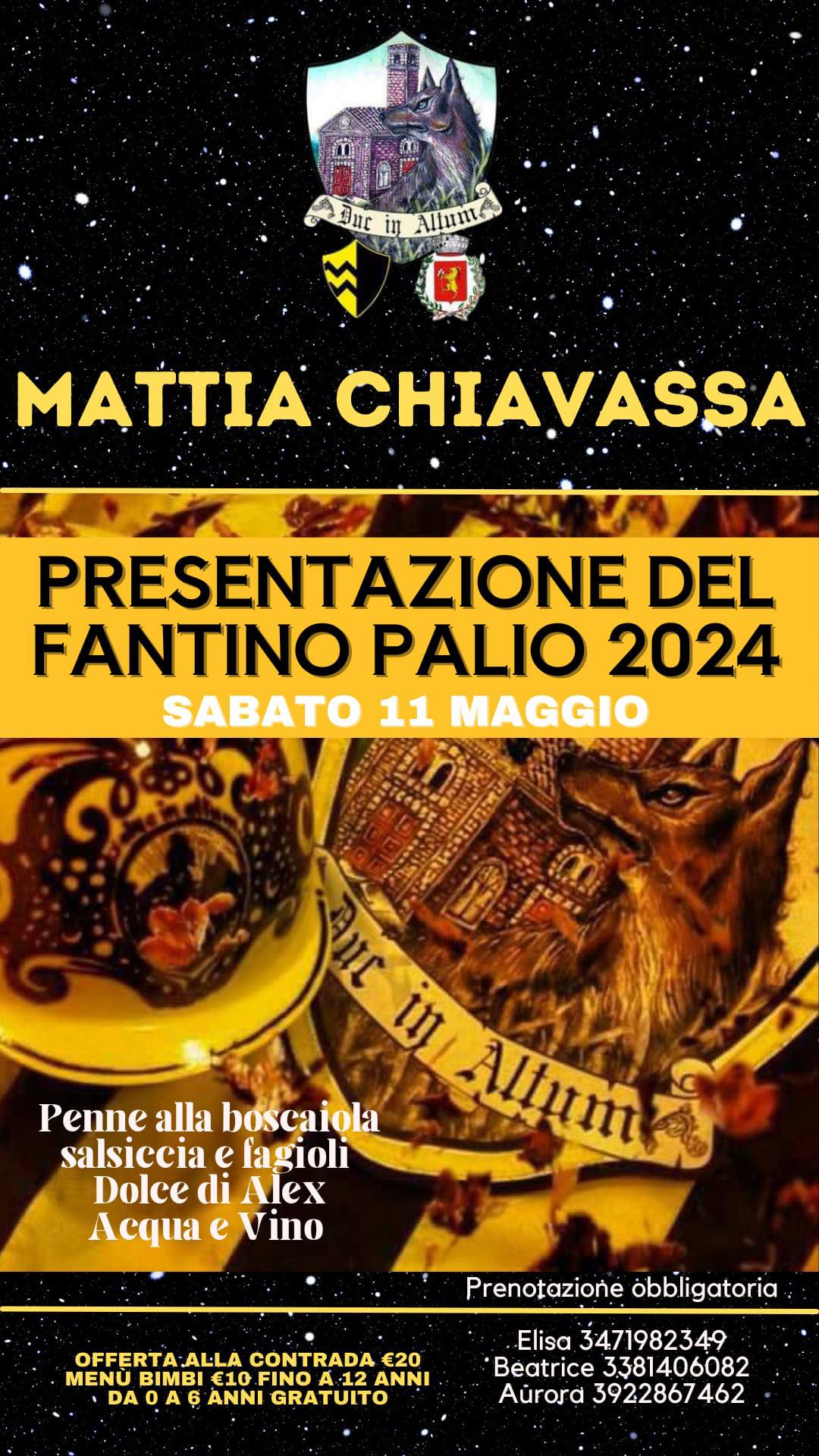 Bientina: l'11 maggio Viarella presenta Mattia Chiavassa