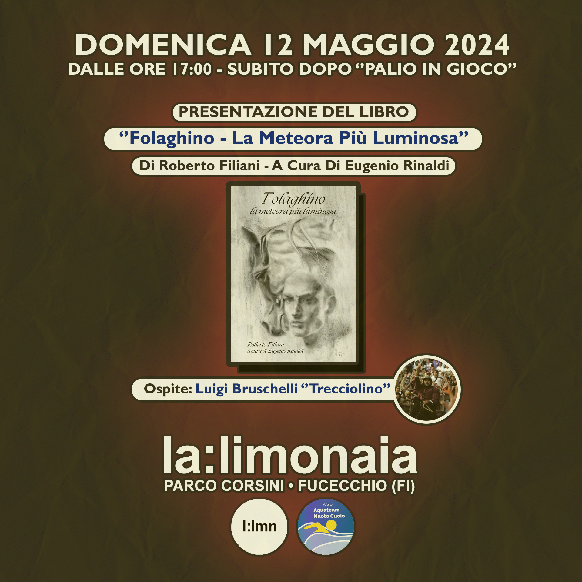 Il 12 maggio la presentazione del libro 