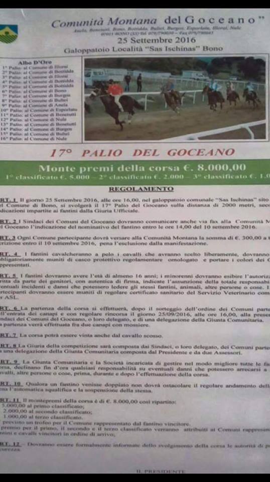 Palio del Goceano: vittoria per Francesco Caria