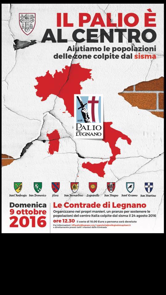 Legnano: oggi l'evento ''Il Palio è al centro