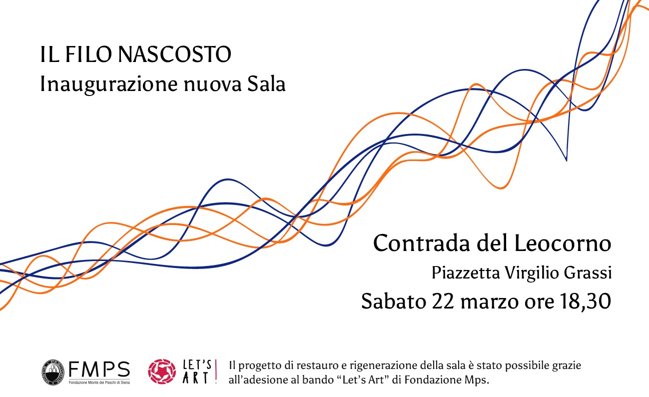 Leocorno: il 22 marzo l'inaugurazione della Sala restaurata in Piazzetta Virgilio Grassi