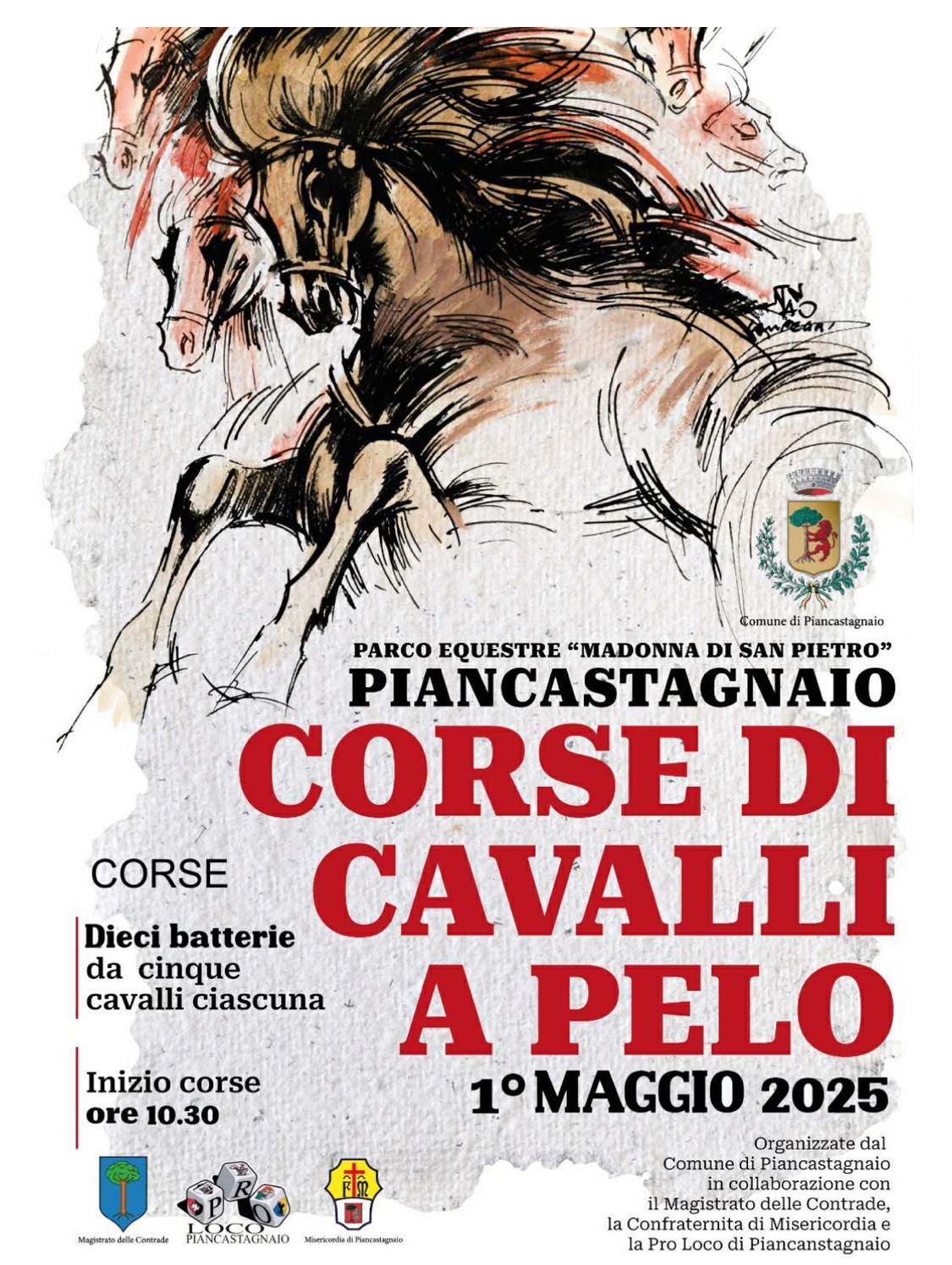 Piancastagnaio: ecco i cavalli iscritti alle corse 