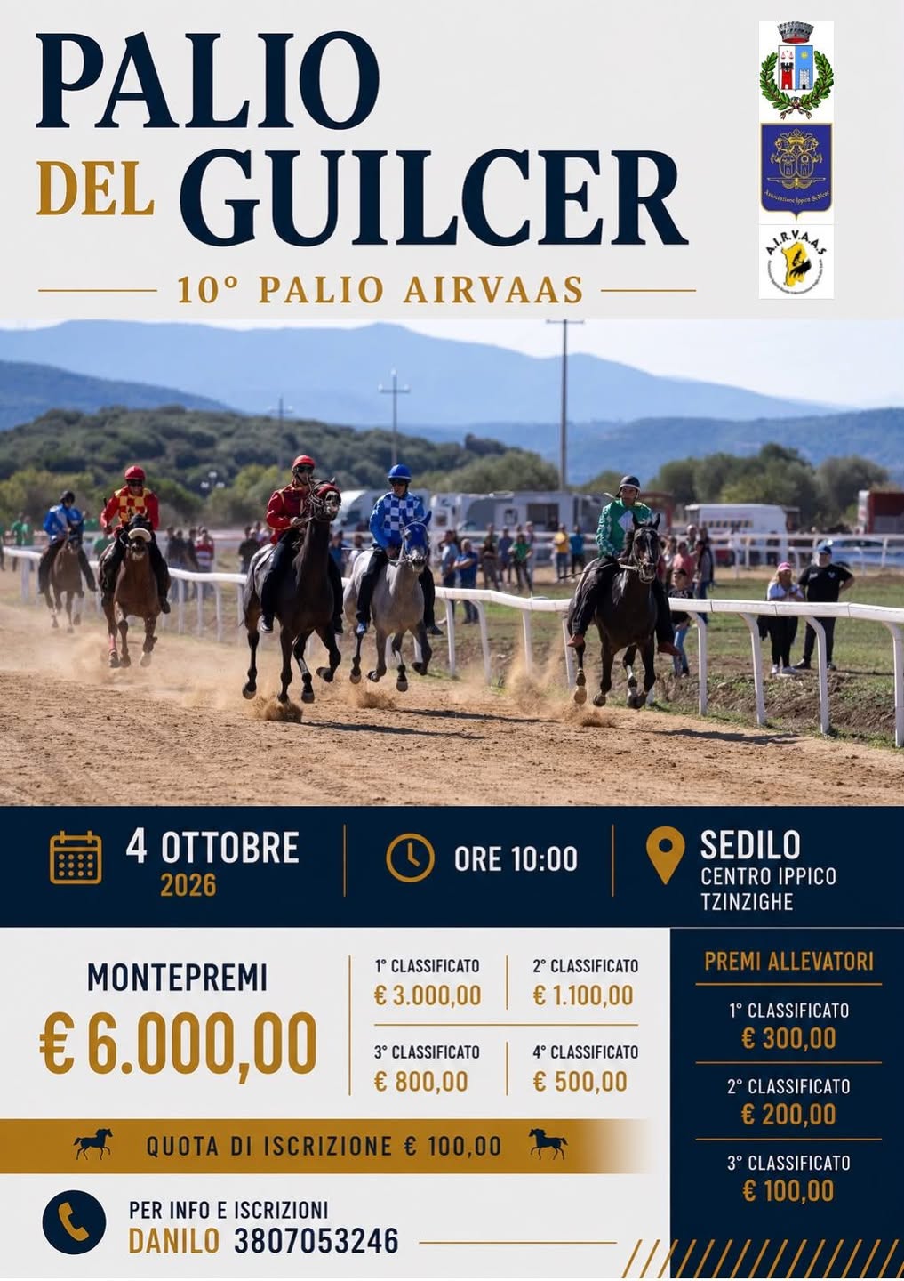 Palio del Guilcer: vince Alberto Bianchina con Greta Love