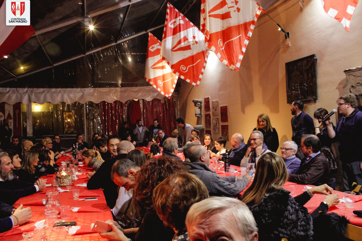 Contrada San Magno: il racconto della cena di sabato 14 gennaio