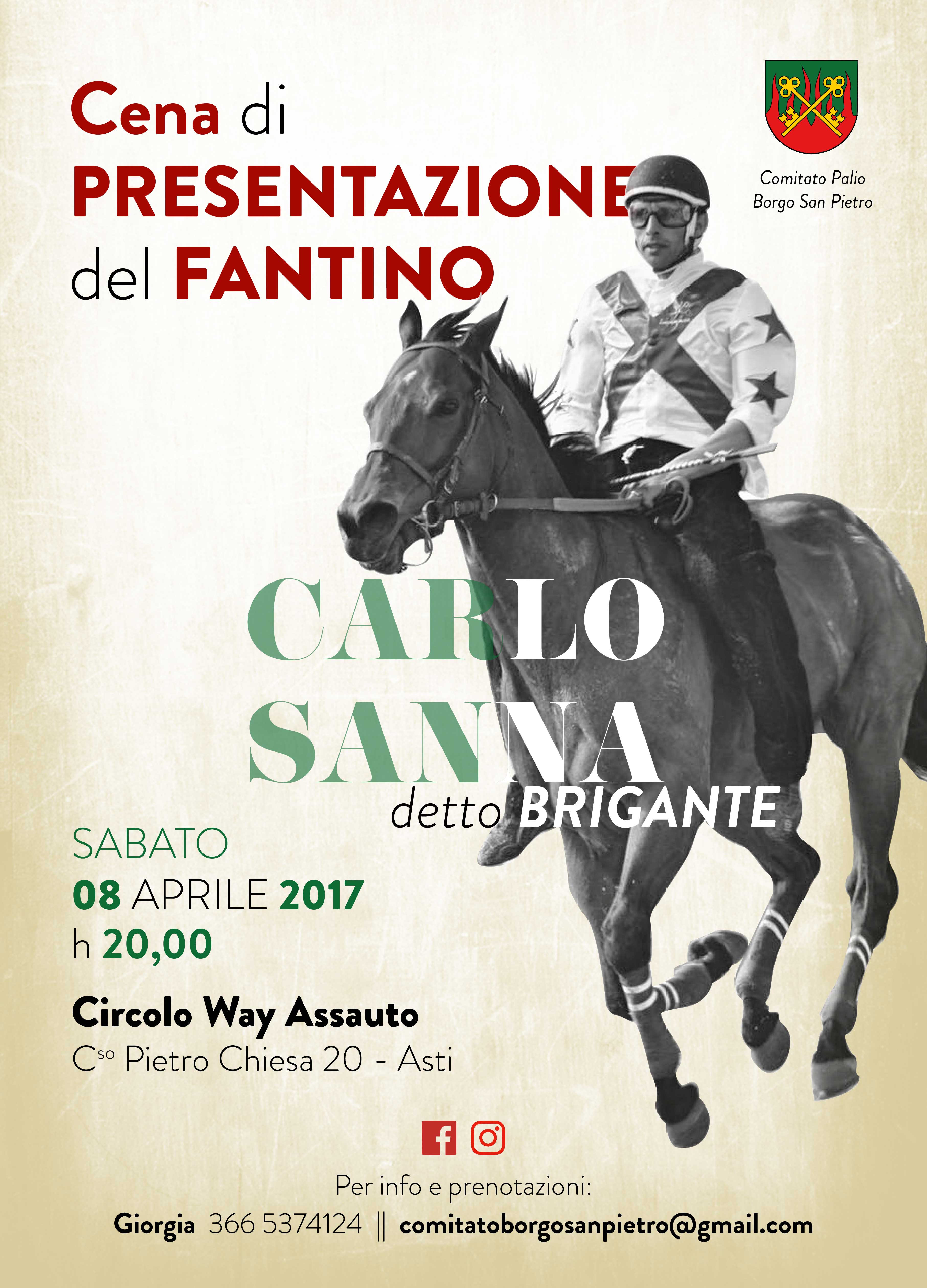 Borgo San Pietro: sabato 8 aprile la presentazione di Carlo Sanna