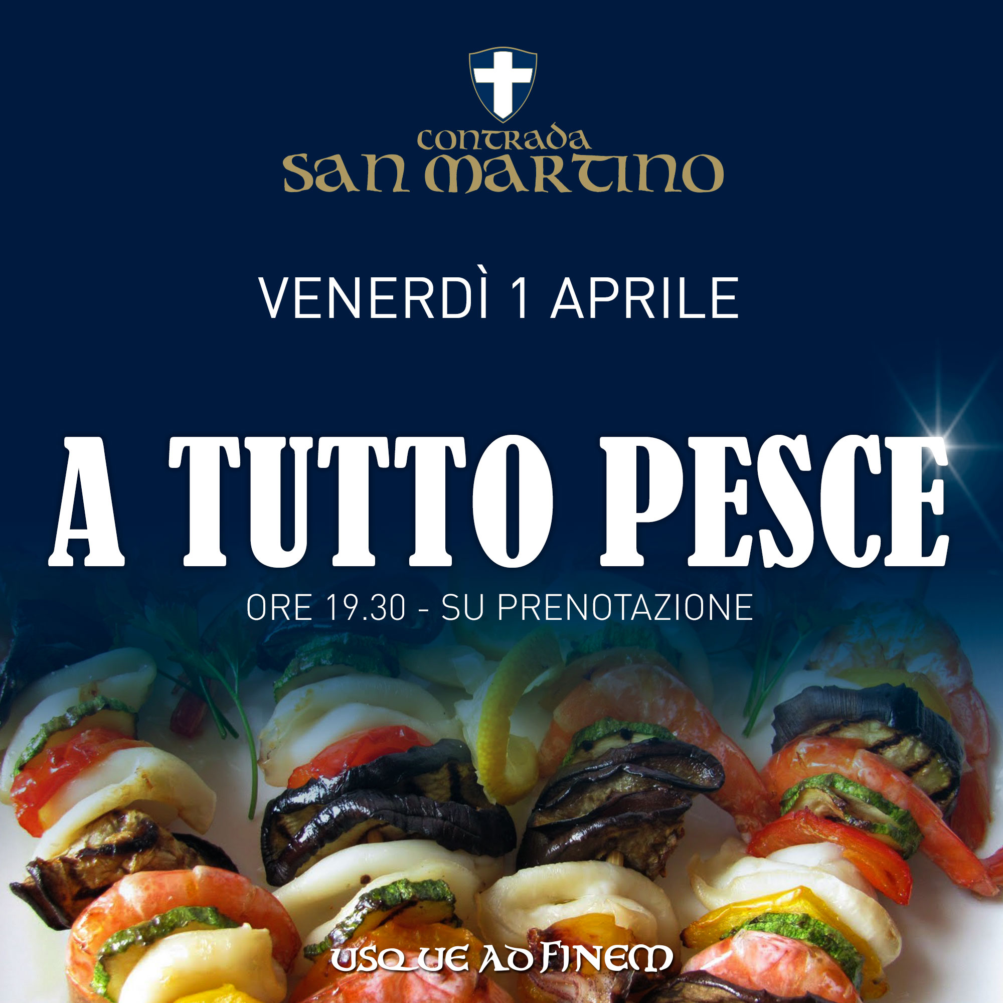 Legnano: aperitivo di pesce nella Contrada San Martino