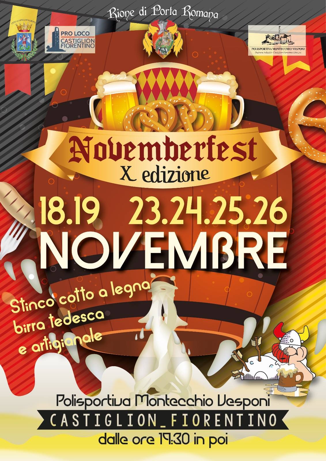 Rione Porta Romana: torna l'appuntamento con il Novemberfest