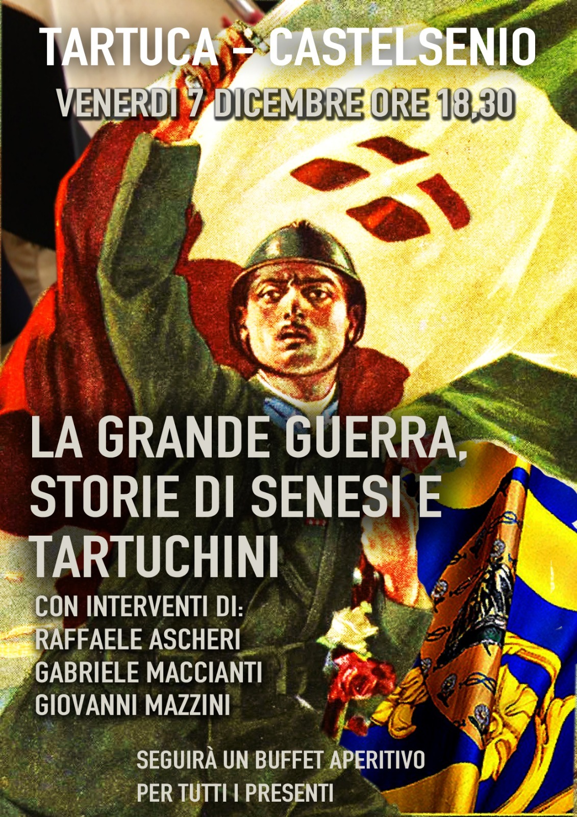 Tartuca: questa sera “La Grande Guerra – storie di senesi e tartuchini”
