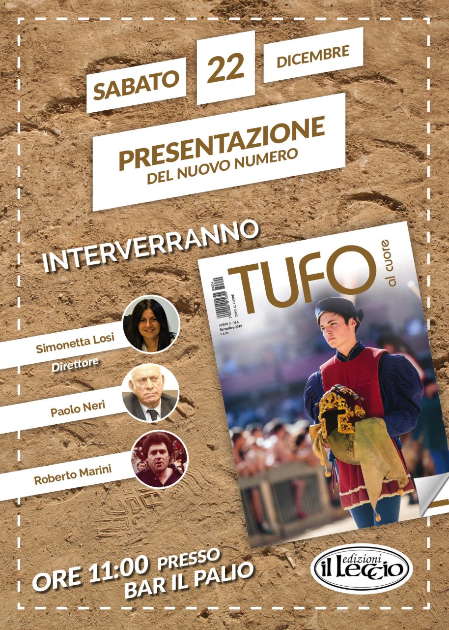 Oggi la presentazione del nuovo numero di 