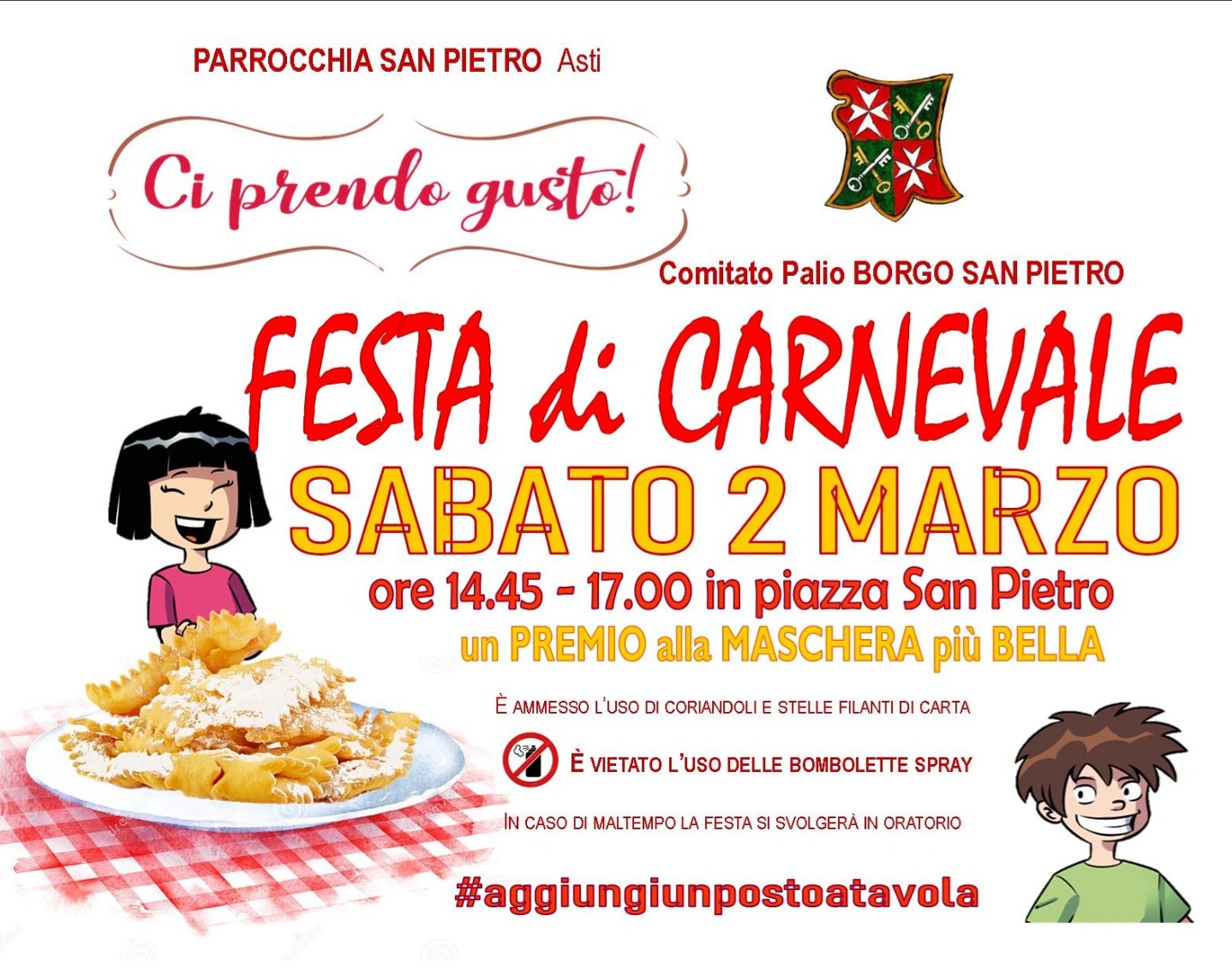 I prossimi eventi nel Borgo San Pietro