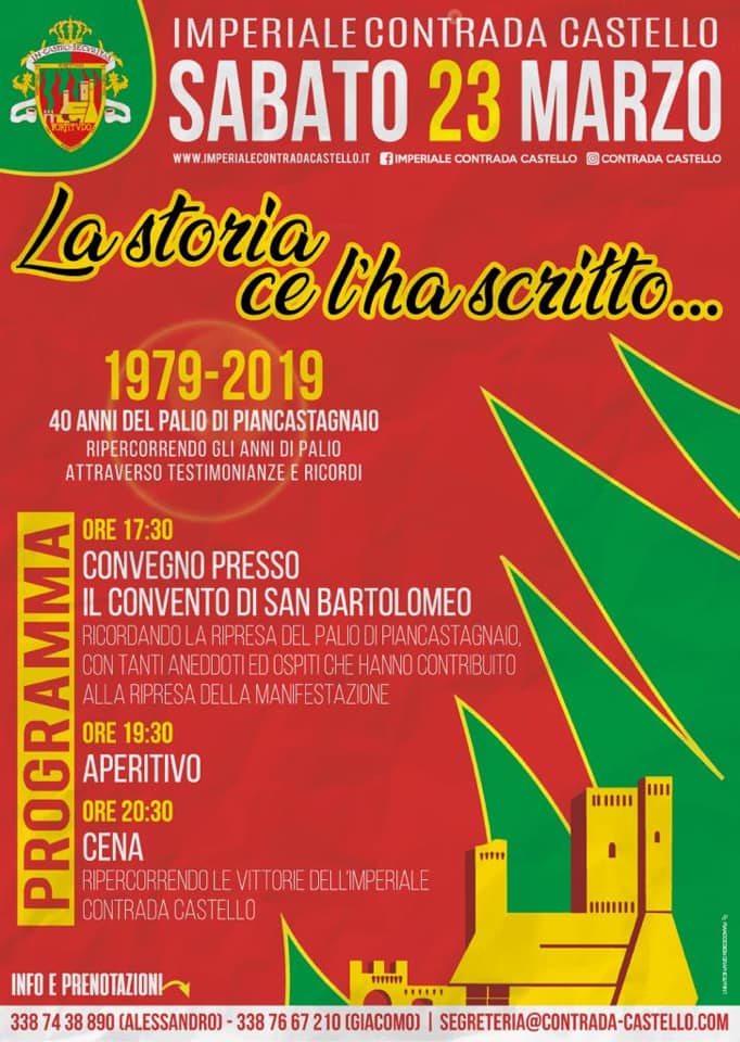 Piancastagnaio: oggi una giornata dedicata ai 40 anni del Palio