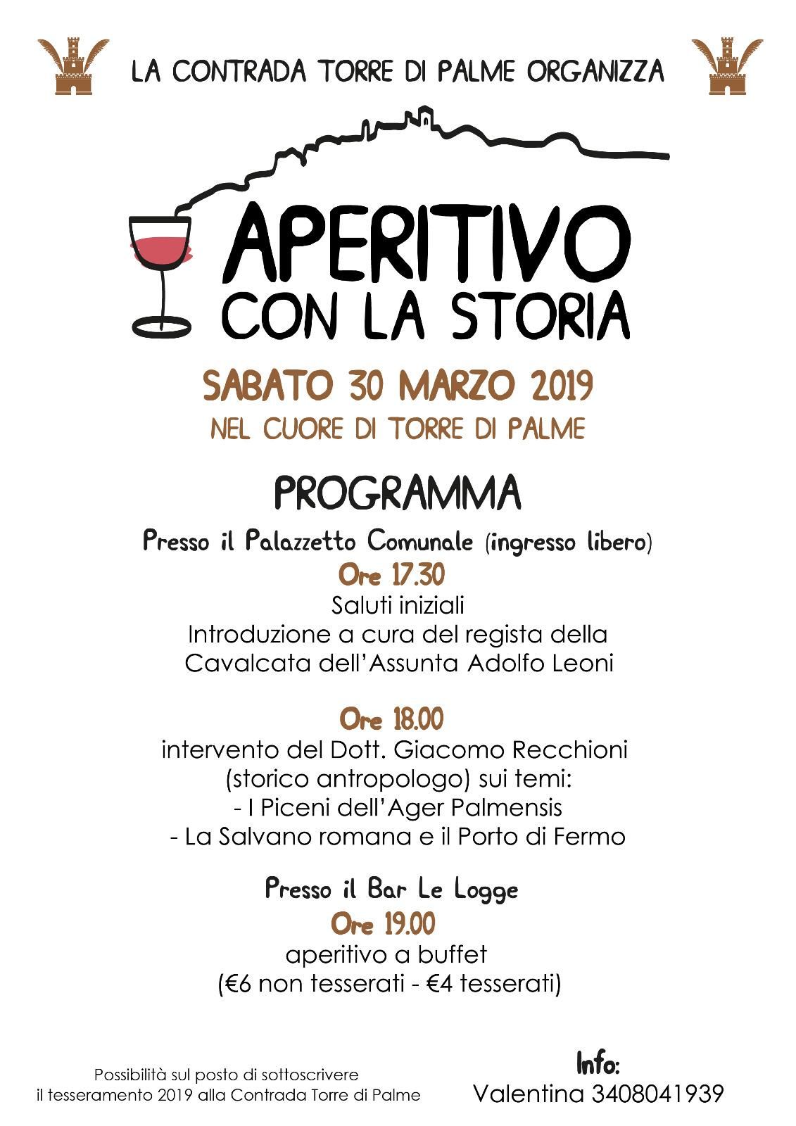 Fermo: oggi pomeriggio Aperitivo con la Storia