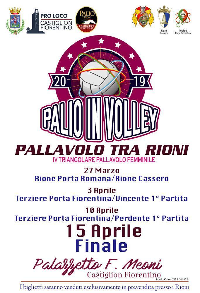 Rione Porta Romana: in vendita i biglietti per la partita di volley contro Porta Fiorentina