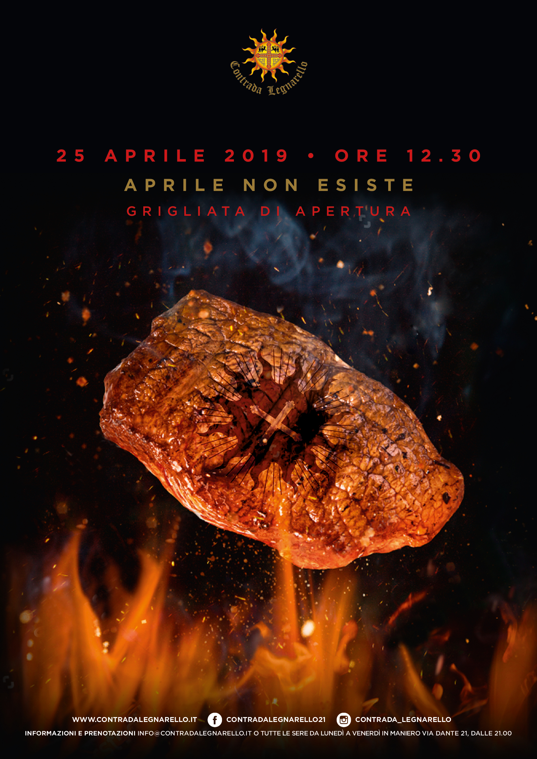 Contrada Legnarello: il 25 aprile la Grigliata di Apertura