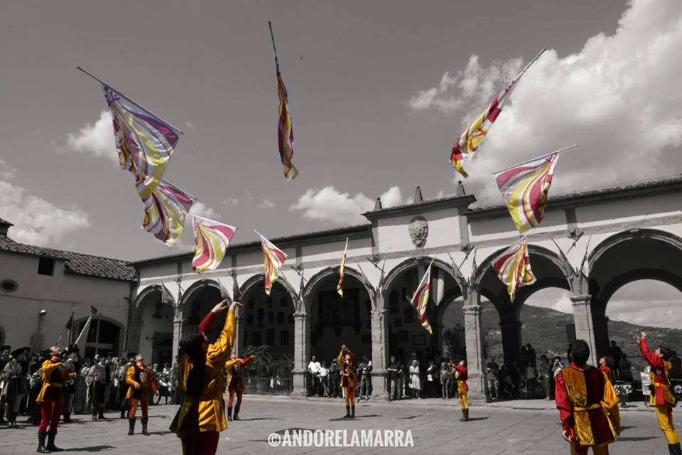 L'avvicinamento al Palio dei Rioni del Rione Porta Romana