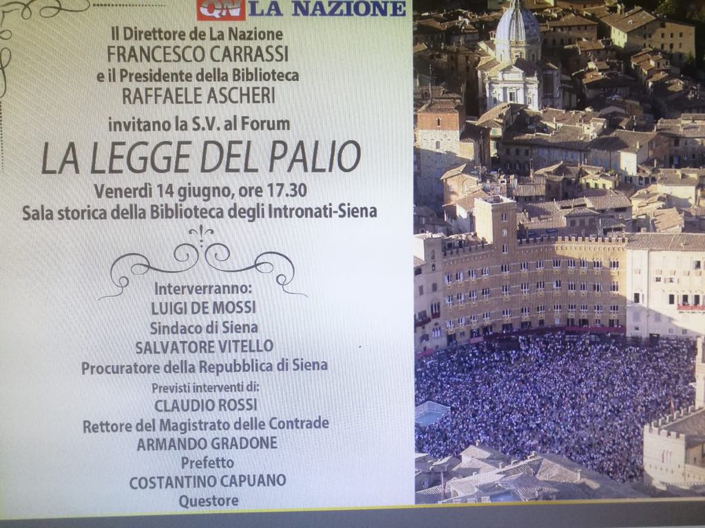 Questo pomeriggio il forum 