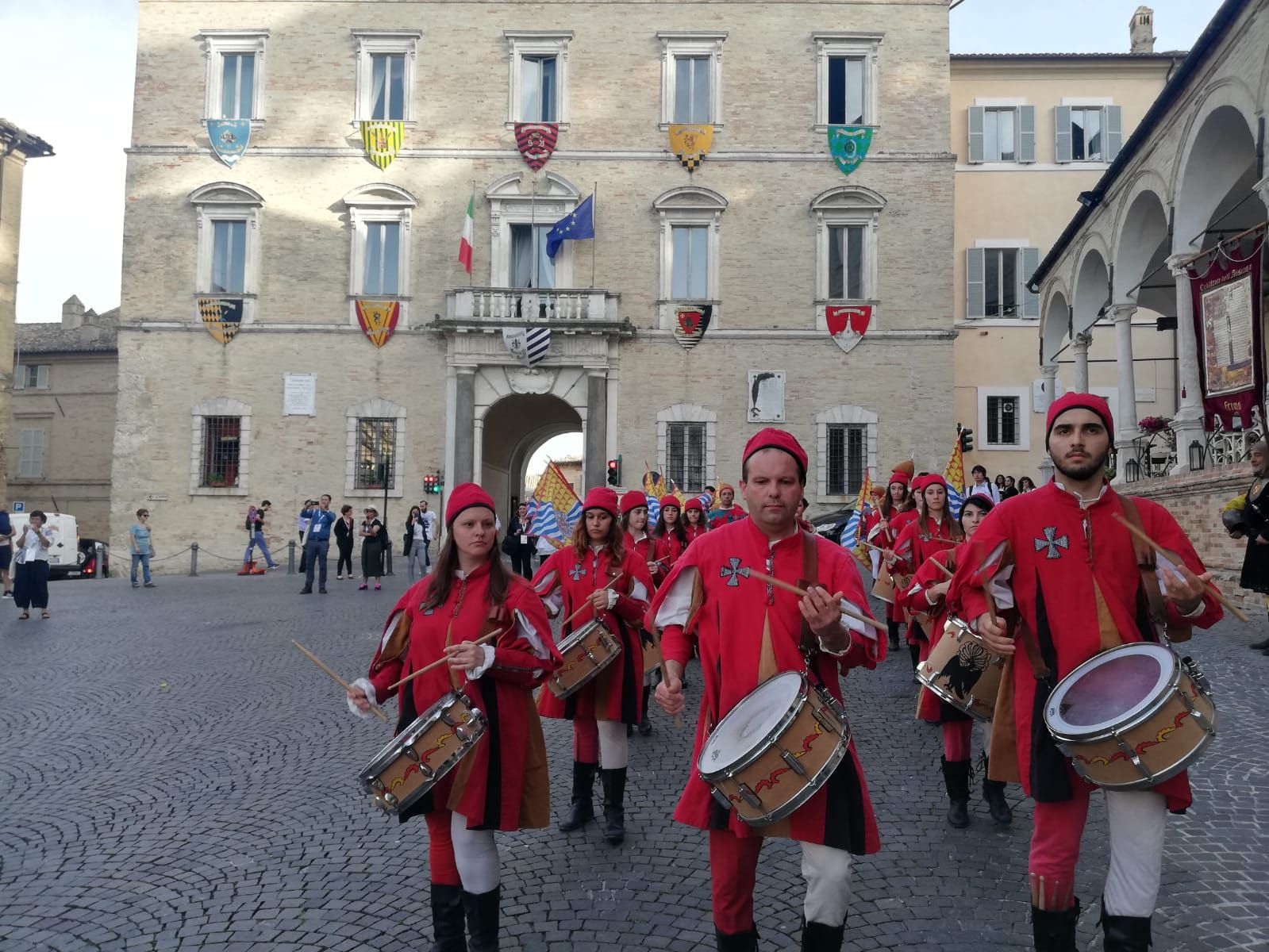 La Cavalcata dell'Assunta ha dato il benvenuto ai delegati Unesco