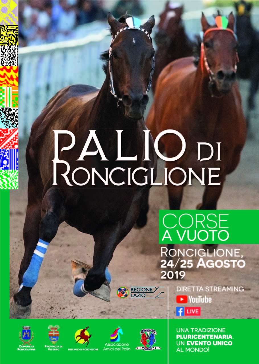 Ronciglione: aperto ufficialmente il Palio delle Corse a Vuoto 2019