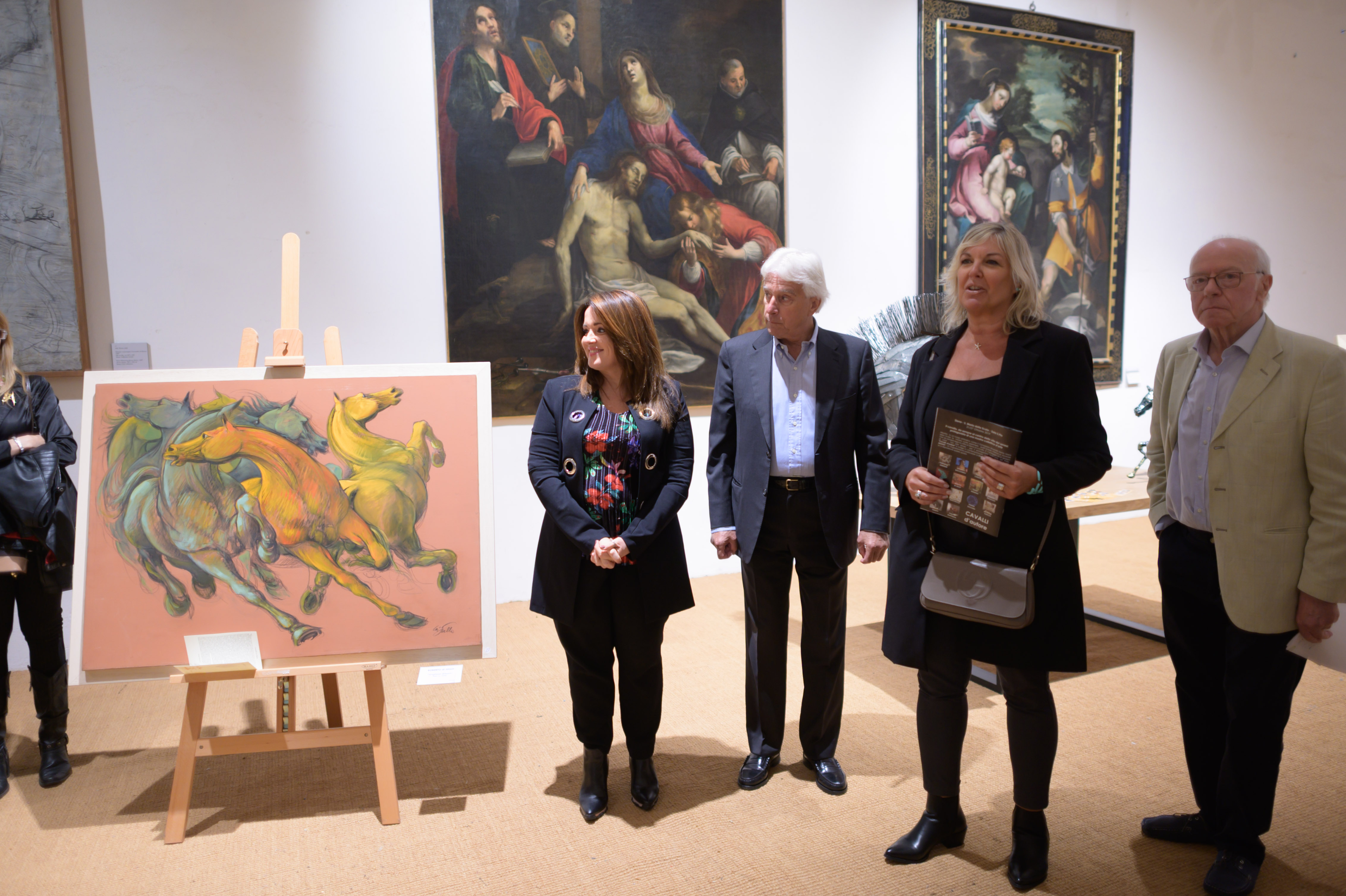 La fotogallery dell'inaugurazione della mostra Cavalli d'Autore