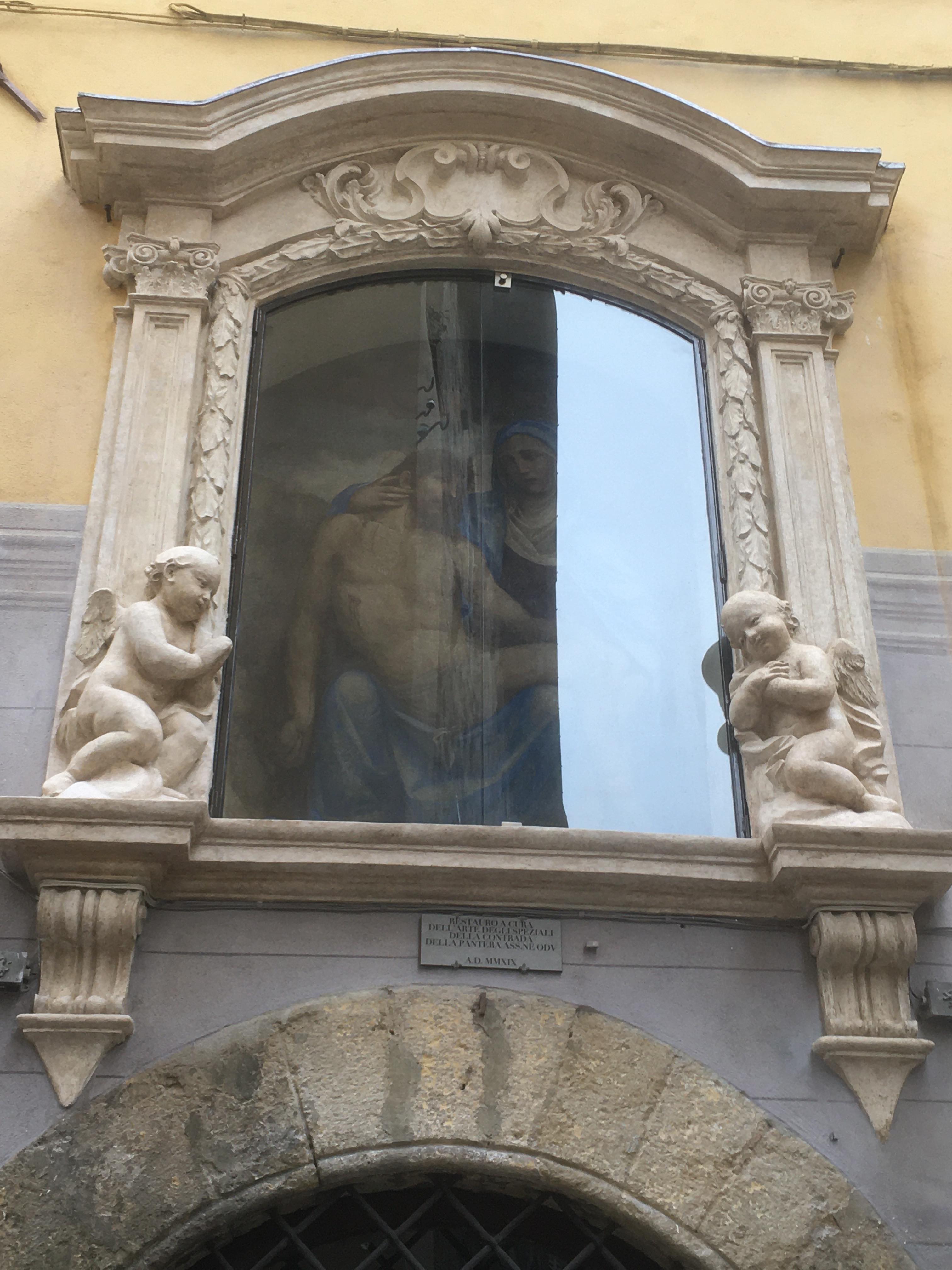Pantera: questa mattina è stato presentato il restauro della Madonna del Corvo