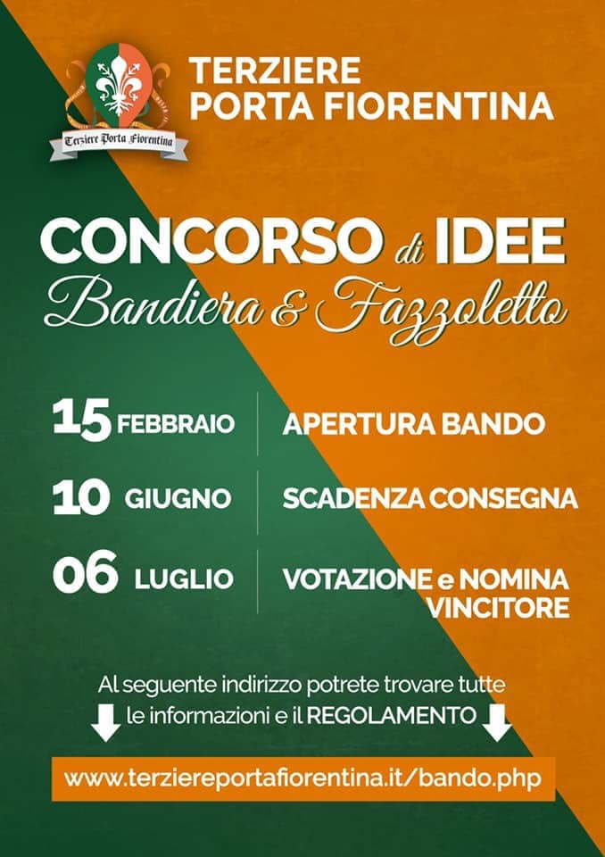 Il Terziere Porta Fiorentina indice un concorso di idee