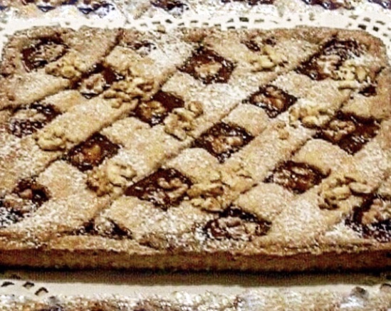 Pane, amore e chiacchiere di Palio: frolla senese con fichi, vin santo e noci