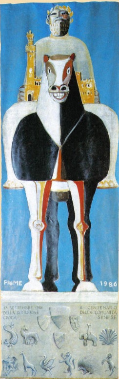 L'Arte del Palio: il Drappellone del 13 settembre 1986