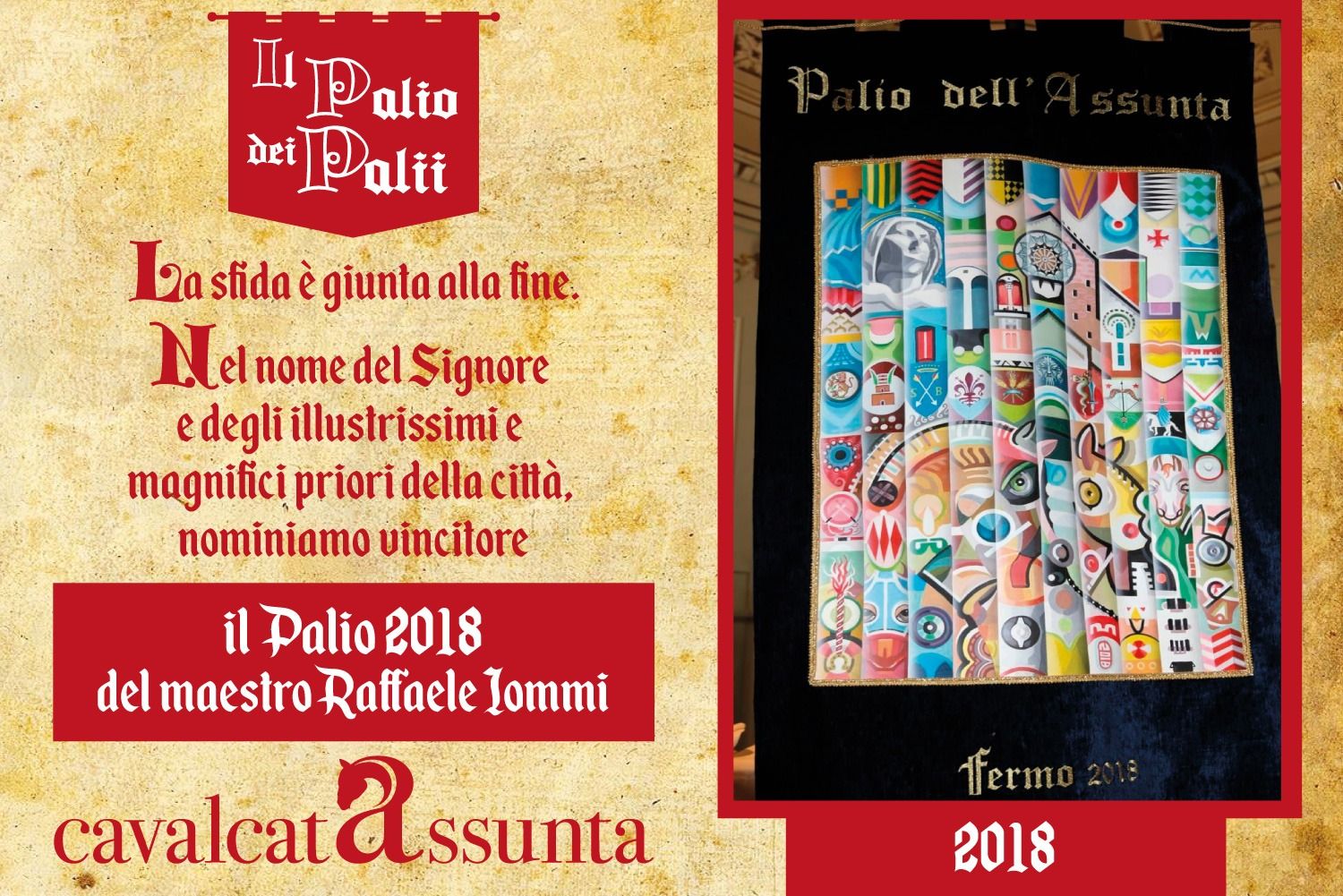 Fermo: il Drappo del 2018 è il vincitore del web contest