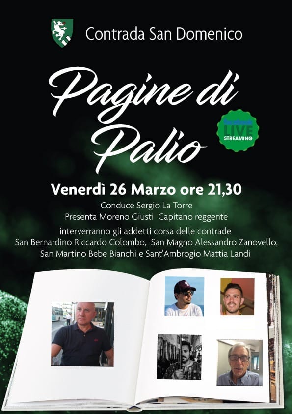 Legnano: questa sera nuovo appuntamento con Pagine di Palio