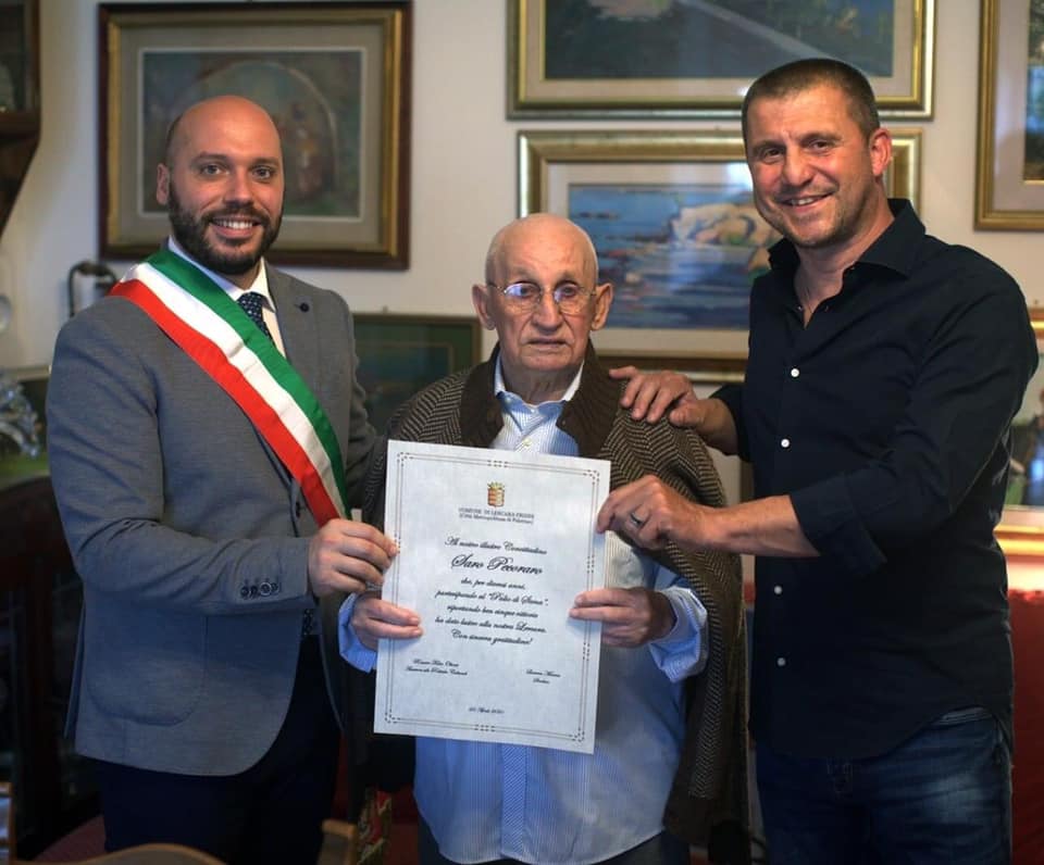 Ieri Tristezza ha ricevuto un Riconoscimento Civico dal Sindaco di Lercara Friddi