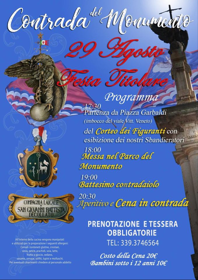 Castel del Piano: il programma della Festa del Santo Patrono del Monumento