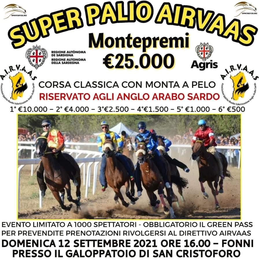 Sardegna: il 12 settembre il super palio Airvaas