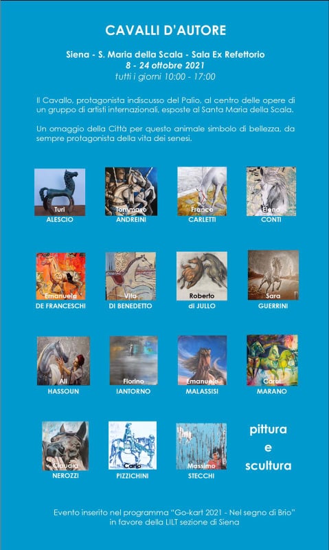 Venerdì si inaugura la mostra d'arte 