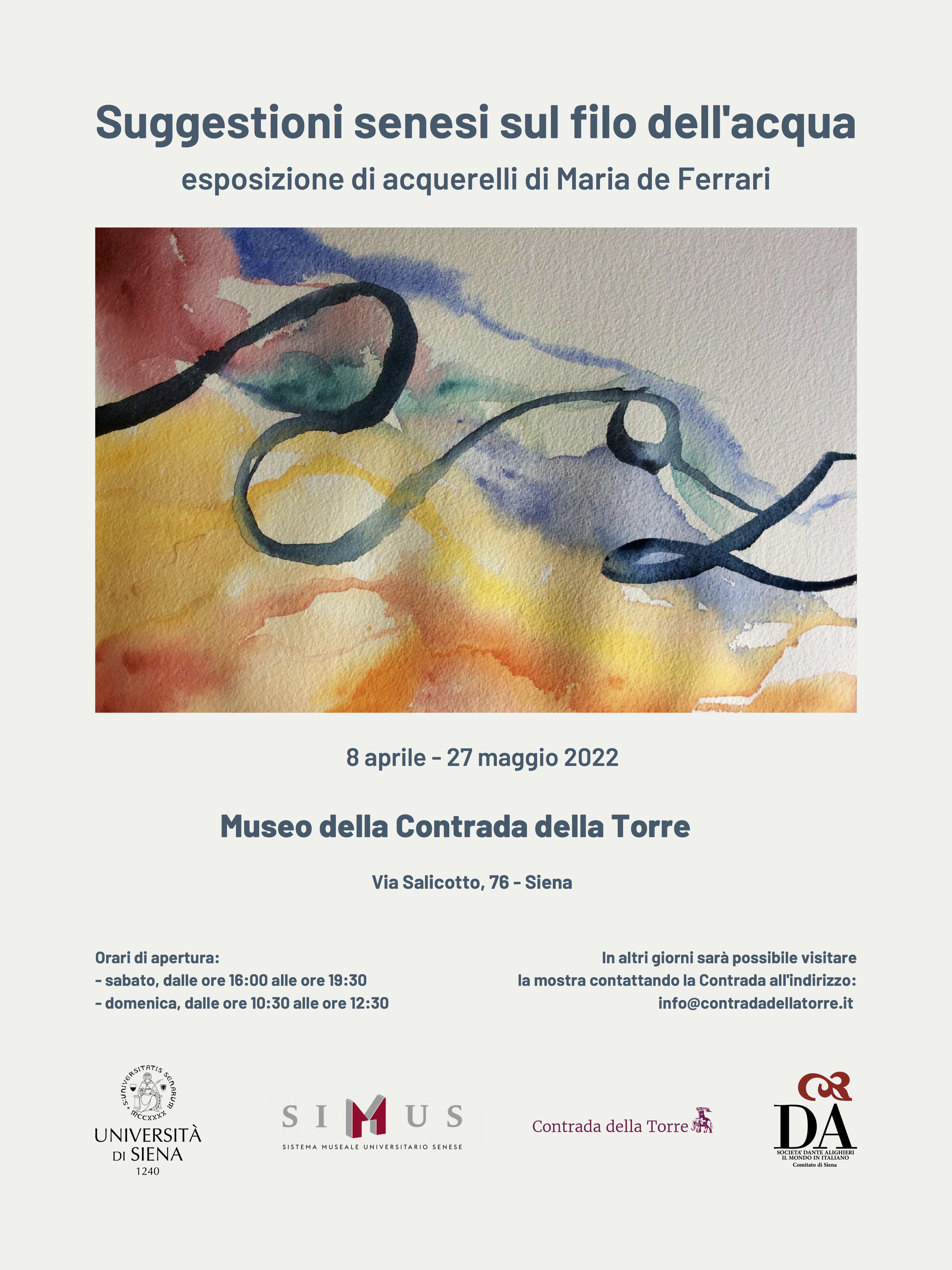 Torre: oggi l'inaugurazione della mostra di pittura di Maria De Ferrari