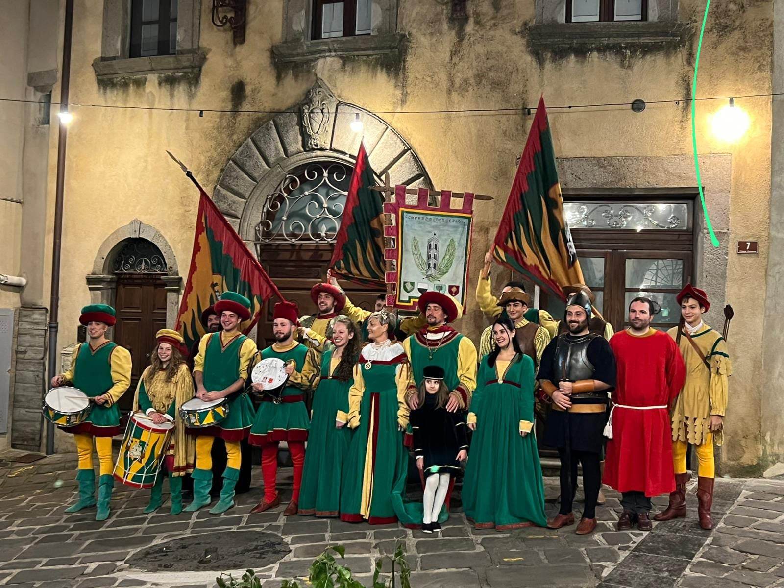 Castel del Piano: la contrada Poggio ha celebrato la vittoria del Baccile