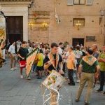 Selva: ieri la prima uscita con il Drappellone