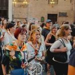 Selva: ieri la prima uscita con il Drappellone