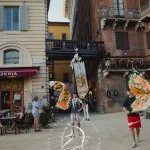 Selva: ieri la prima uscita con il Drappellone