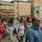 Selva: ieri la prima uscita con il Drappellone