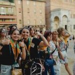 Selva: ieri la prima uscita con il Drappellone