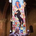 Palio 16 agosto 2023: presentato il Drappellone di Marco Lodola