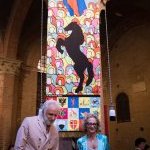 Palio 16 agosto 2023: presentato il Drappellone di Marco Lodola
