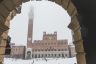 La fotogallery della neve a Siena