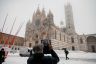 La fotogallery della neve a Siena